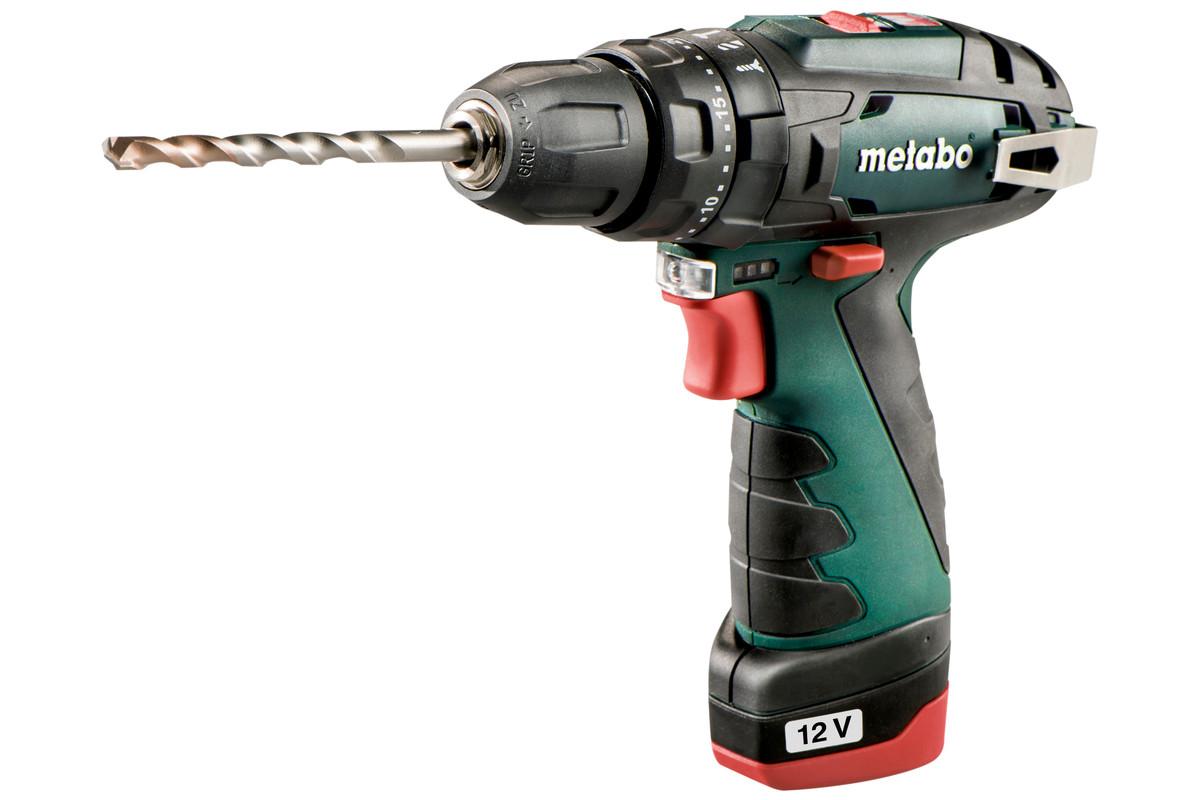 Акумуляторний ударний дриль Metabo PowerMaxx SB Basic Пластиковий кофр (600385950)