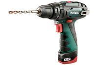 Акумуляторний ударний дриль Metabo PowerMaxx SB Basic Пластиковий кофр (600385950)