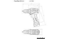 Акумуляторний дриль-шуруповерт Metabo PowerMaxx BS BL Q Пластиковий кофр (601749500)