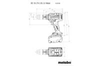 Акумуляторний дриль-шуруповерт Metabo BS 18 LTX-3 BL Q I Metal metaBOX 145 L (603180840)