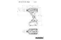 Акумуляторний дриль-шуруповерт Metabo BS 18 LTX-3 BL I Metal metaBOX 145 L (603181660)