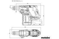 Акумуляторний перфоратор Metabo KH 18 LTX BL 24 Картонна коробка (601713850)
