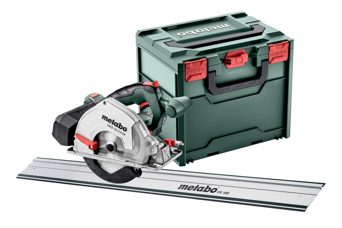 Акумуляторна ручна дискова пила Metabo MKS 18 LTX 58 FS Set metaBOX 340 (691114000)