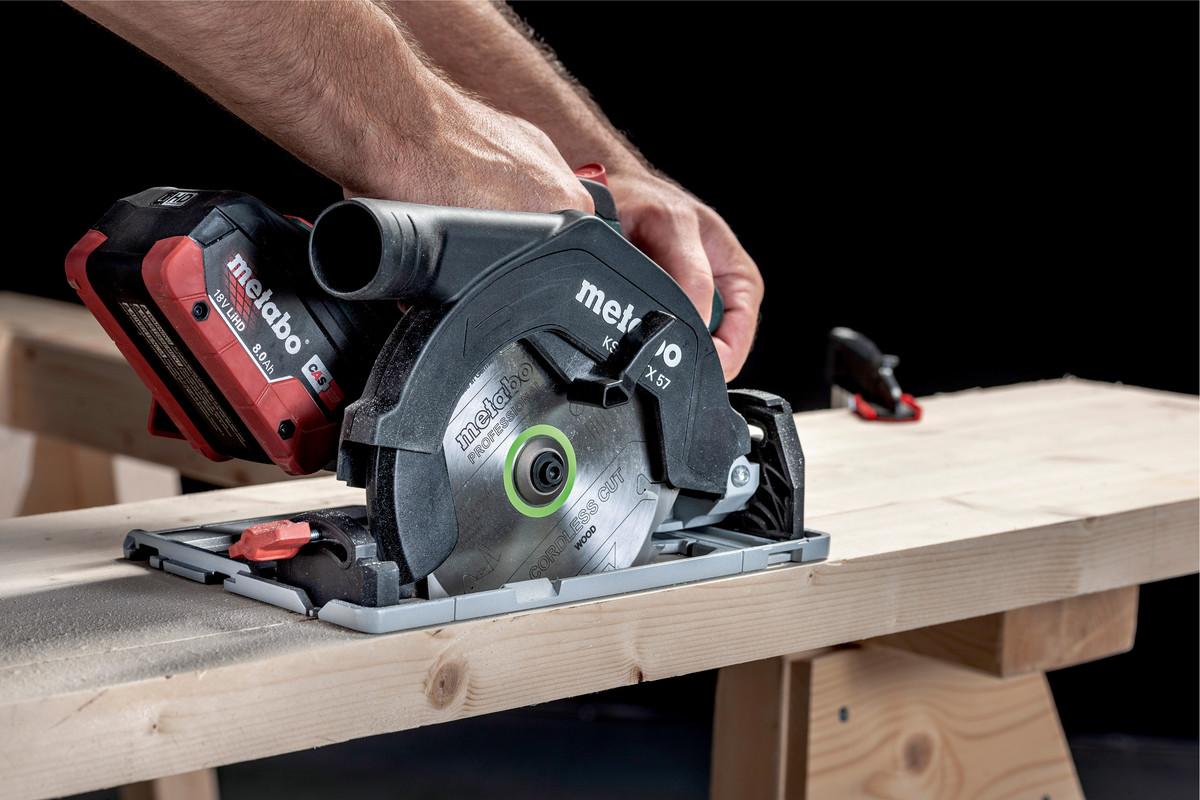 Акумуляторна ручна дискова пила Metabo KS 18 LTX 57 Картонна коробка (601857890)