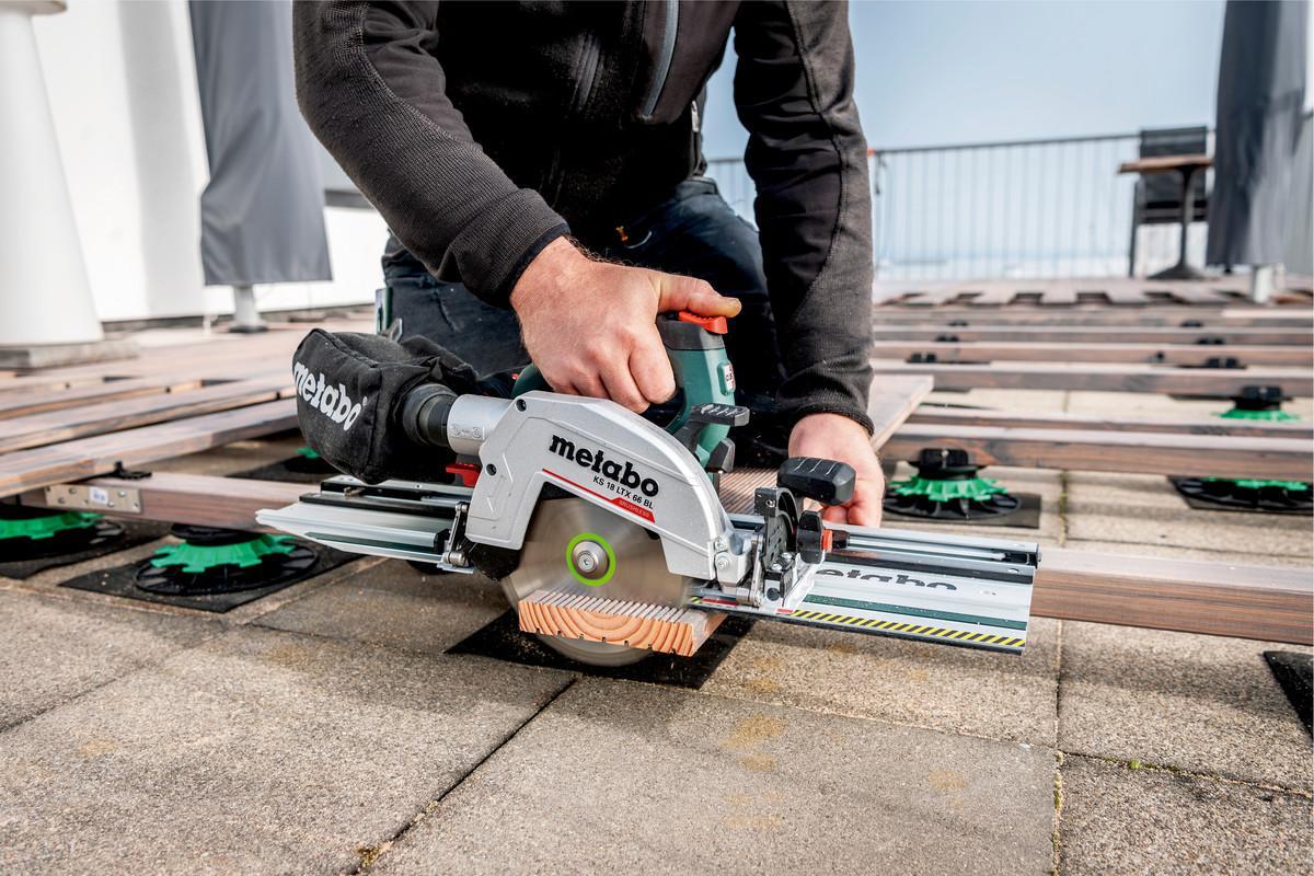 Акумуляторна ручна дискова пила Metabo KS 18 LTX 66 BL metaBOX 340 (611866810)