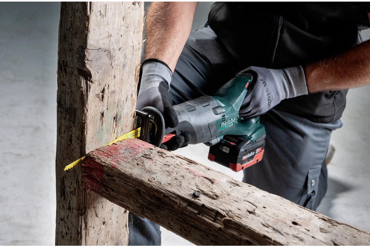 Акумуляторна шабельна пила Metabo SSE 18 LTX BL Картонна коробка (602267850)
