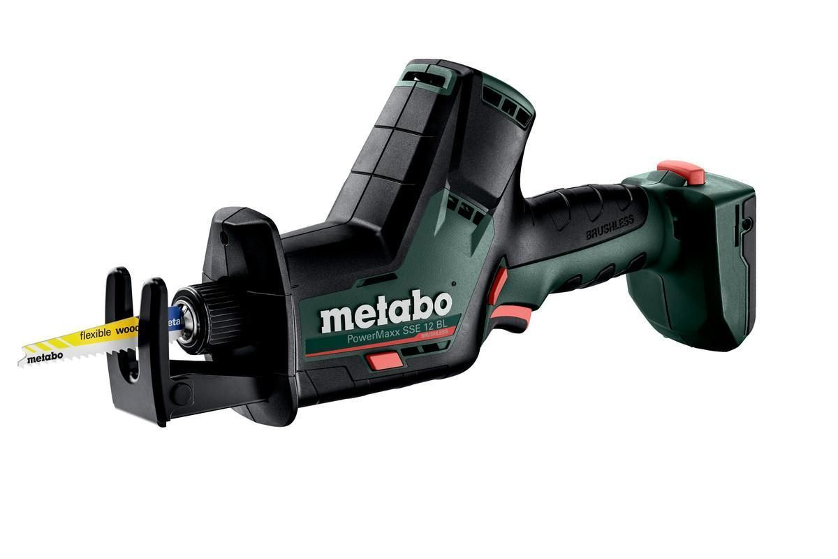 Акумуляторна шабельна пила Metabo PowerMaxx SSE 12 BL Картонна коробка (602322890)