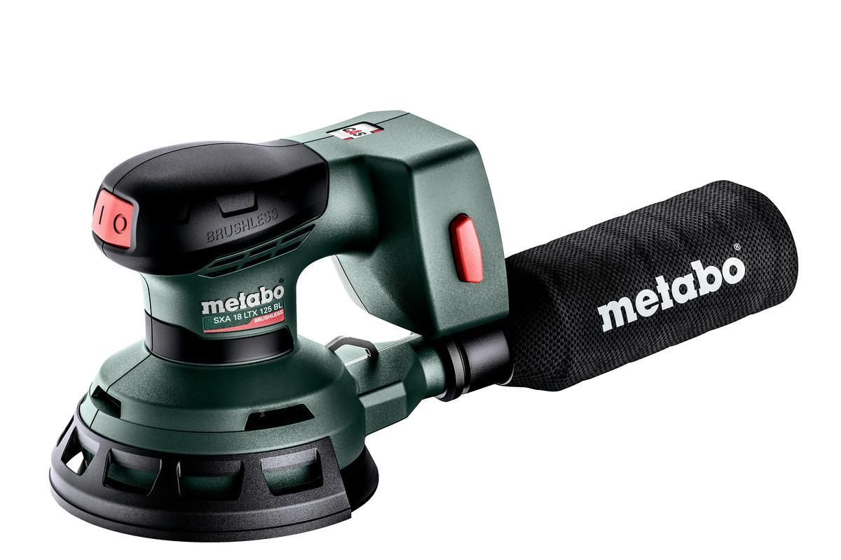 Акумуляторна ексцентрикова шліфувальна машина Metabo SXA 18 LTX 125 BL Картонна коробка (600146850)