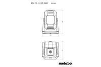 Акумуляторний ліхтар Metabo BSA 12-18 LED 2000 Картонна коробка (601504850)
