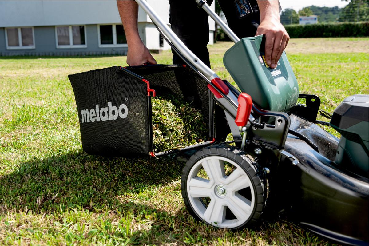 Акумуляторна газонокосарка Metabo RM 36-18 LTX BL 46 Картонна коробка (601606650)