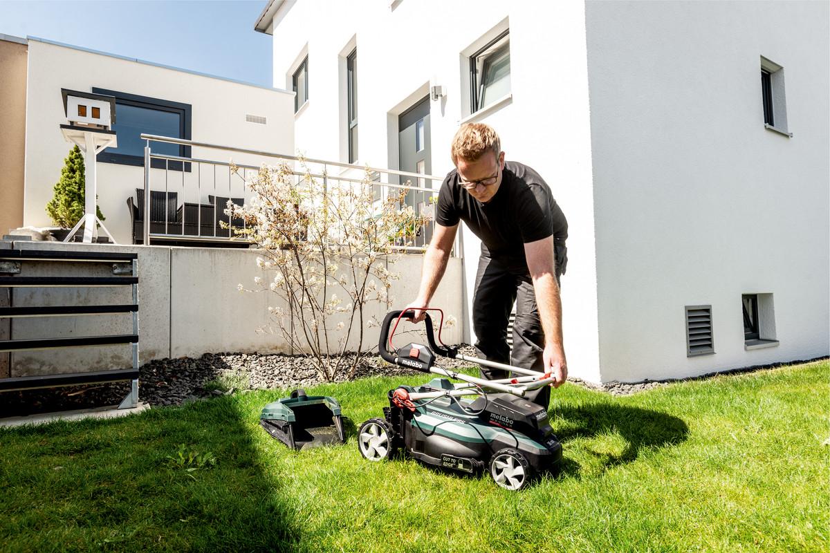 Акумуляторна газонокосарка Metabo RM 36-18 LTX BL 36 Картонна коробка (601716650)