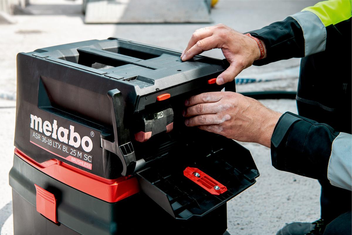 Акумуляторний пилосос Metabo ASR 36-18 BL 25 M SC Картонна коробка (602046850)
