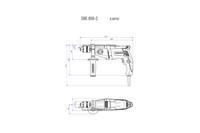 Ударний дриль Metabo SBE 850-2 metaBOX 145 L (600782530)