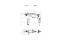 Ударний дриль Metabo SBE 780-2 Картонна коробка (600781000)