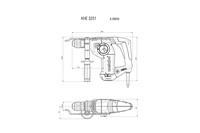 Комбінований перфоратор Metabo KHE 3251 metaBOX 165 L (600659000)