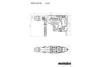 Комбінований перфоратор Metabo KHEV 8-45 BL Пластиковий кофр (600766500)