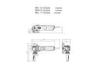 Болгарка Metabo WE 19-125 Q M-Brush Картонна коробка (613105000)