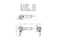Болгарка Metabo WEV 15-125 Quick Картонна коробка (600468420)