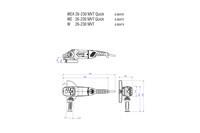 Болгарка Metabo W 26-230 MVT Картонна коробка (606474260)