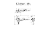 Болгарка Metabo WEA 24-230 MVT Quick Set Пластиковий кофр (690976180)