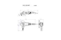 Болгарка Metabo W 22-230 MVT Картонна коробка (606462000)