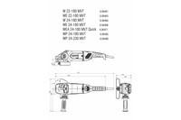 Болгарка Metabo W 24-180 MVT Картонна коробка (606466000)