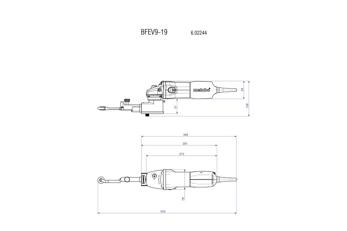 Стрічковий напилок Metabo BFE 9-20 Картонна коробка (602244000)