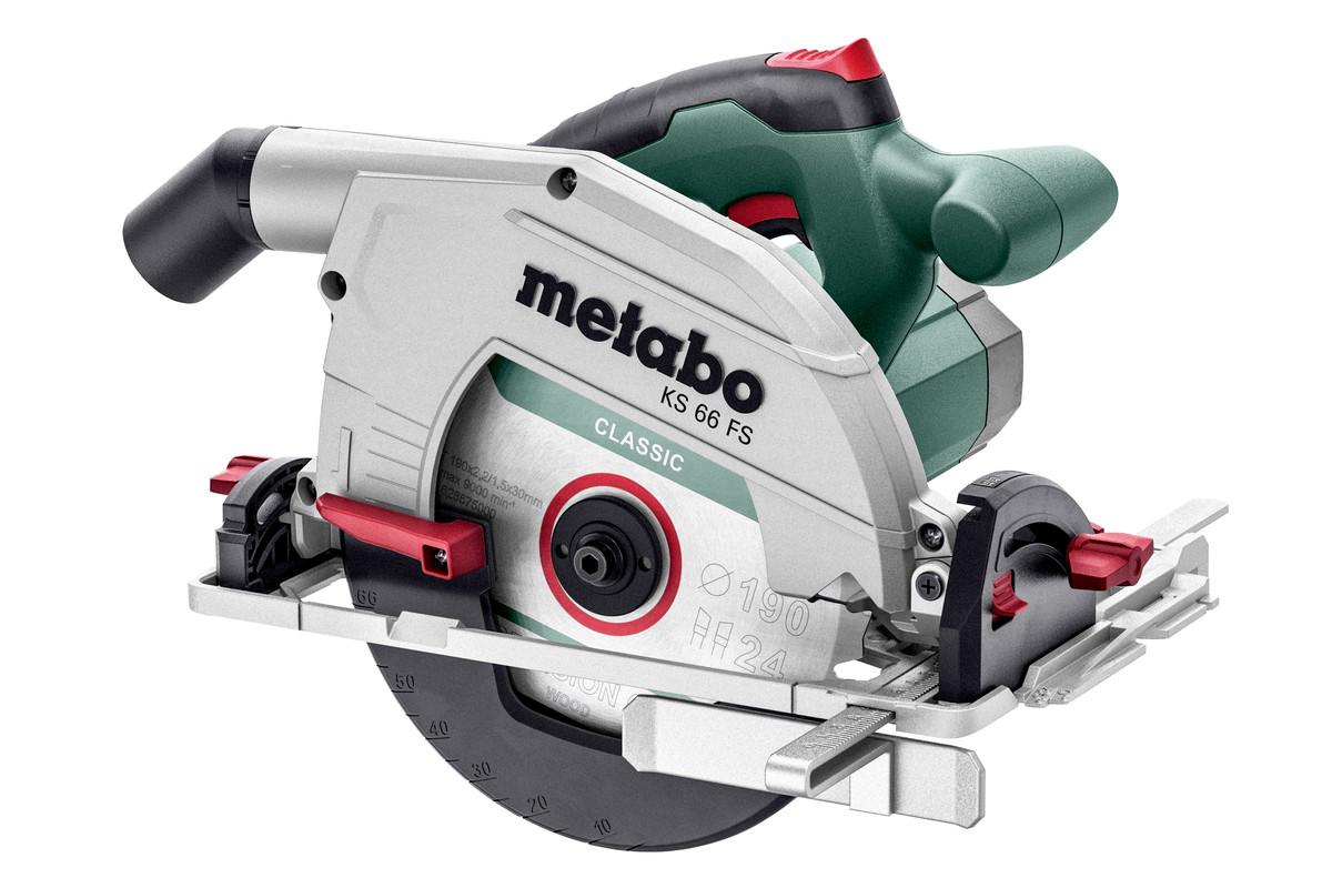 Ручна дискова пила Metabo KS 66 FS metaBOX 340 (601066500)