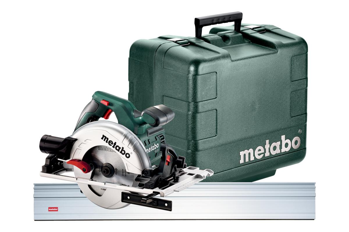 Ручна дискова пила Metabo KS 55 FS Set Пластиковий кофр (690738000)