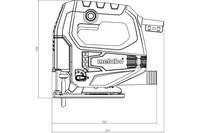 Лобзик Metabo STEB 65 Quick Set Пластиковий кофр (690920000)