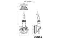 Фреза для ремонтних робіт Metabo RFEV 19-125 RT Пластиковий кофр (603826710)