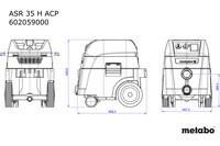 Універсальний пилосос Metabo ASR 35 H ACP Картонна коробка (602059190)