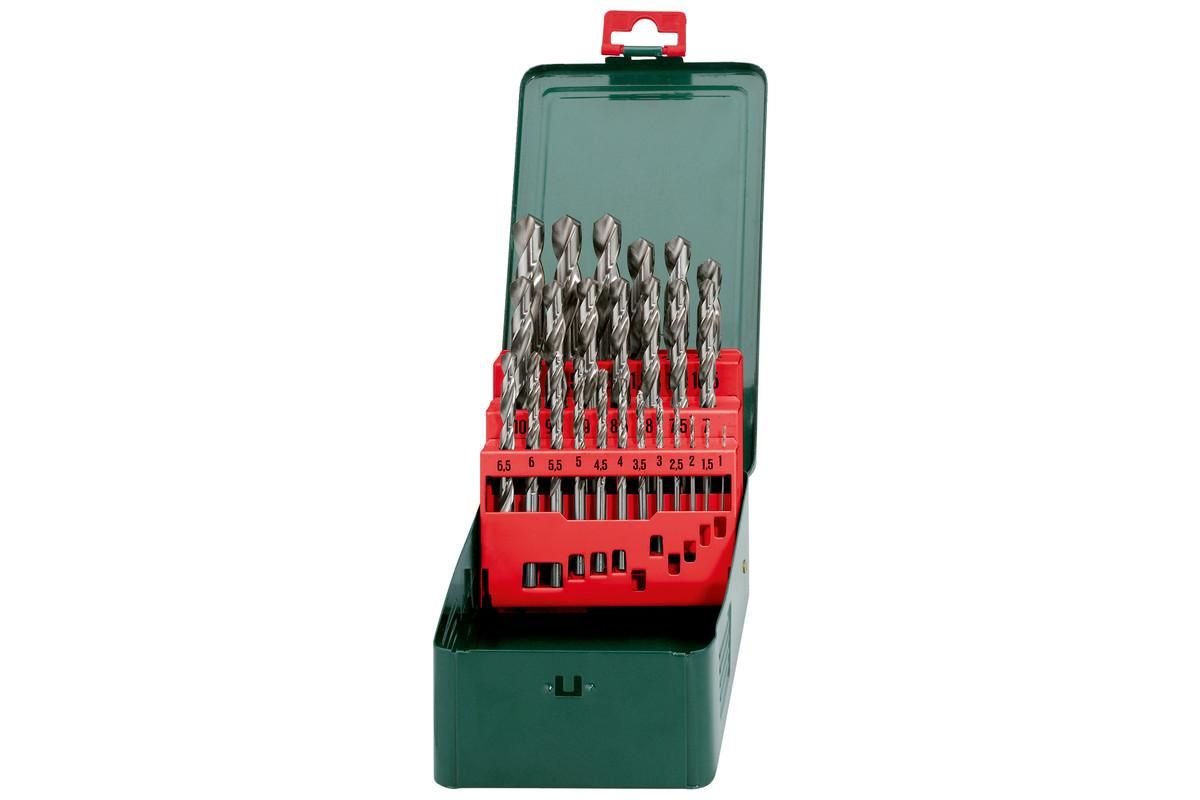 Набір свердел по металу Metabo HSS-G, SP, 25 предметів (627154000)