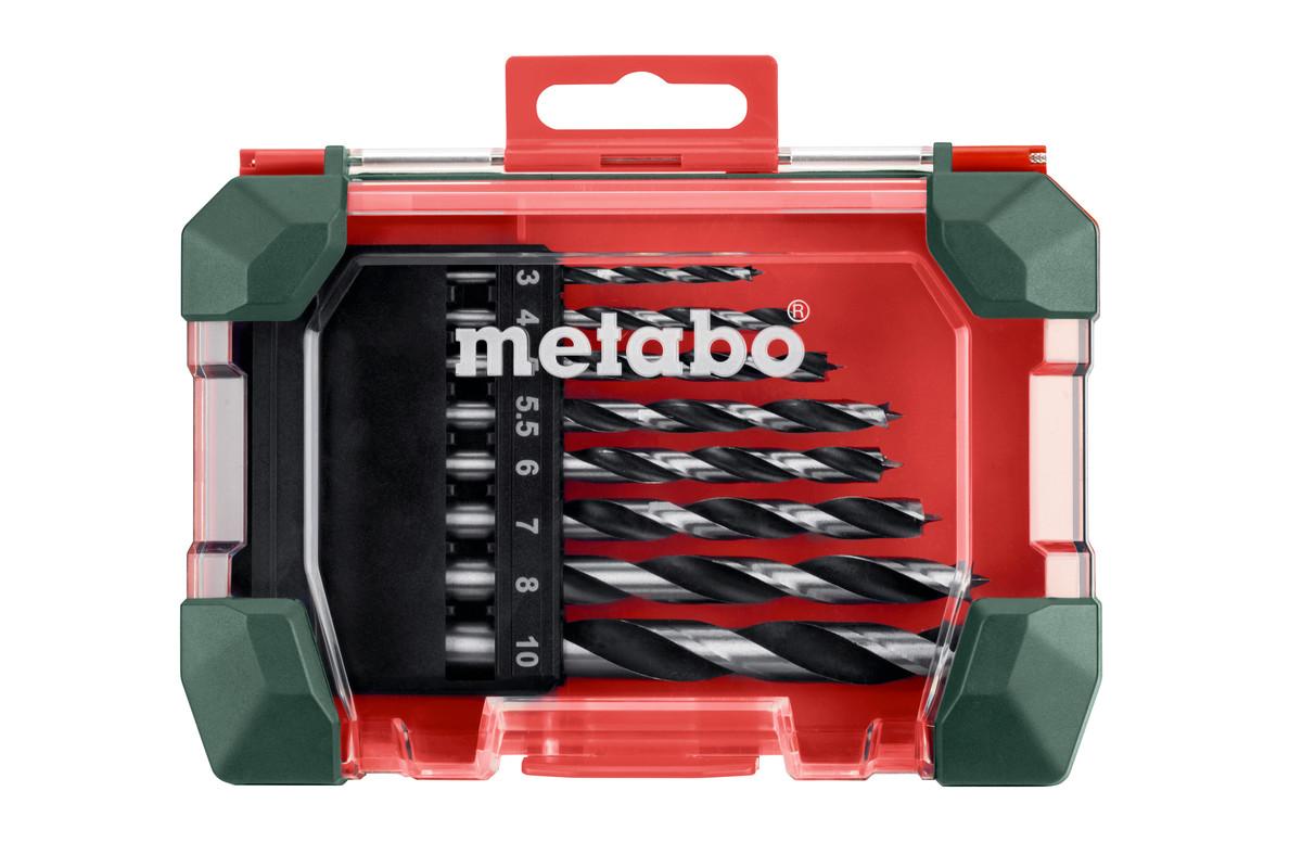 Набір свердел по дереву Metabo SP, 8 предметів (626705000)