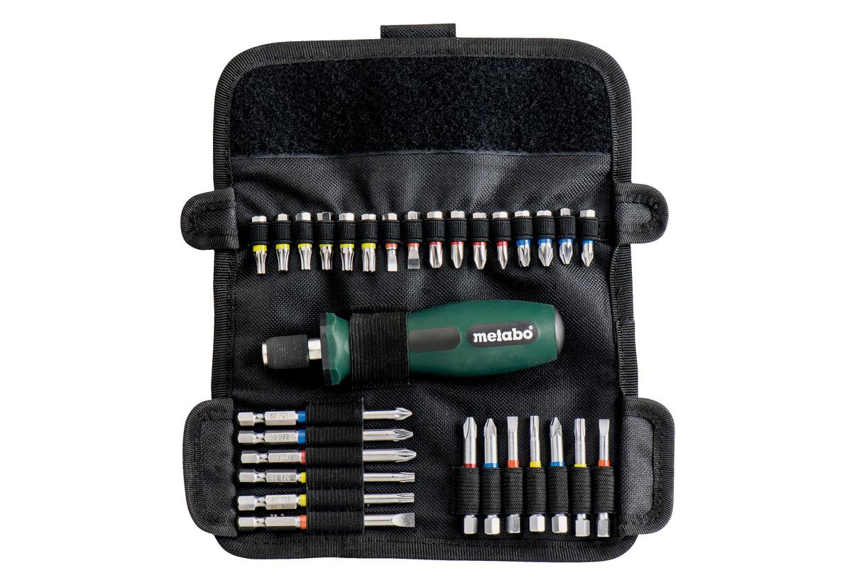 Набір біт та викрутка Metabo SP, 30 предметів (626726000)