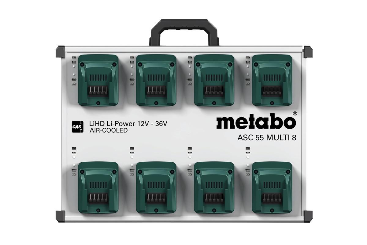 Зарядна станція Metabo ASC 55 MULTI 8, 12–36 В (627093000)