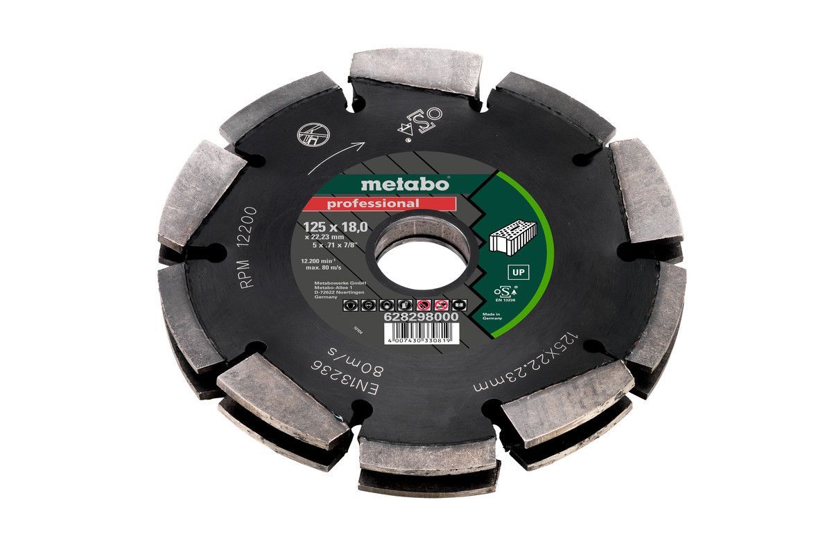 Алмазний універсальний фрезерний круг Metabo Professional CD2 UP 125 мм (628298000)