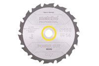 Пильний диск Metabo Power cut Wood Professional, 165x20 Z14 FZ/FA 10° (628292000)