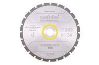 Пильний диск Metabo Power cut Wood Professional, 250x30, Z24 WZ 3° neg. (628013000)