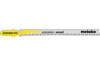 Лобзикове полотно Metabo Precision Wood T 308 BP, 5 шт (623834000)