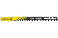 Лобзикове полотно Metabo Fast Wood T 144 D, 5 шт (623921000)
