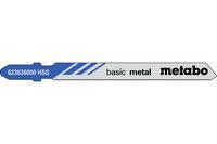 Лобзикове полотно Metabo Basic Metal T 118 G, 5 шт (623636000)