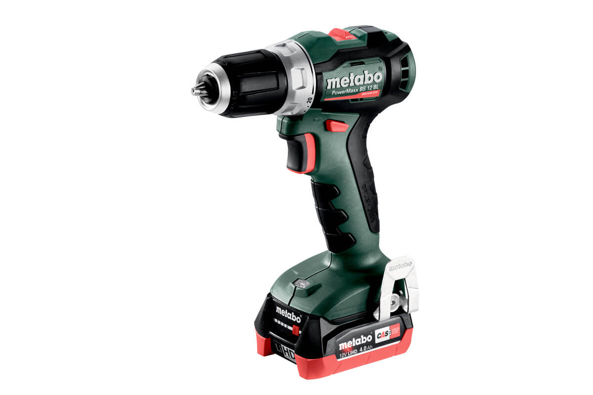 Акумуляторний дриль-шуруповерт Metabo PowerMaxx BS 12 BL 2х4Ah metaBOX 118 (601044800)