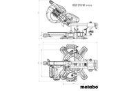 Торцювальна пила Metabo KGS 216 M Set (613216900)