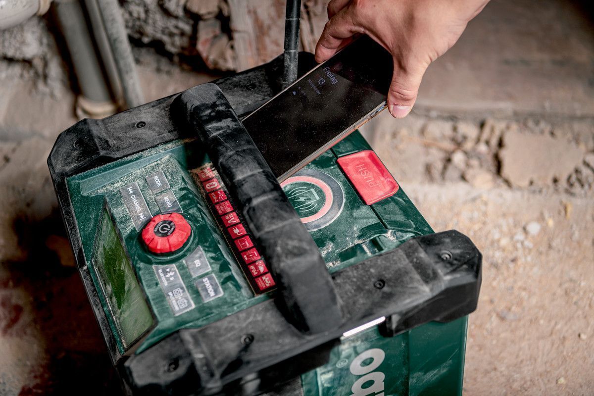 Акумуляторний радіоприймач для будівельного майданчика Metabo RC 12-18 32W BT DAB+ (600779850)