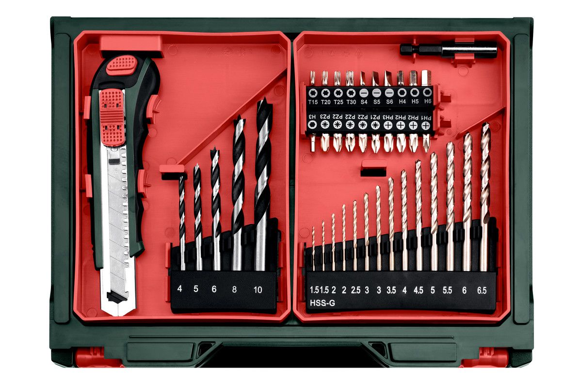 Акумуляторний ударний дриль Metabo PowerMaxx SB Basic Set (600385710)