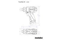 Акумуляторний ударний дриль Metabo PowerMaxx SB Basic Set (600385710)