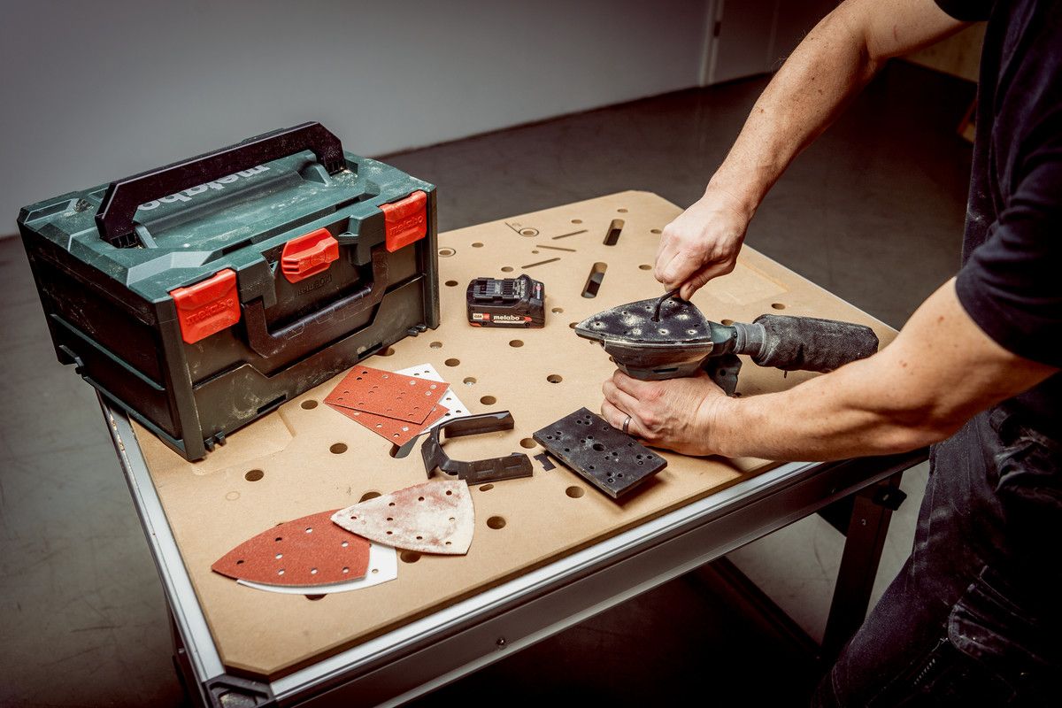 Акумуляторна багатофункціональна шліфувальна машина Metabo SM 18 LTX BL (602089850)