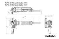 Болгарка Metabo WEPBA 20-125 Quick DS BL (600643000)