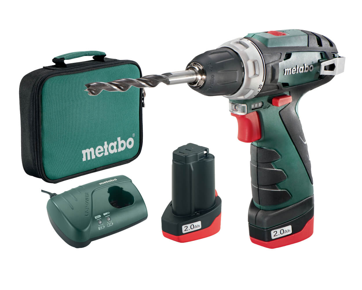Акумуляторний дриль-шуруповерт Metabo PowerMaxx BS Сумка для інструменту (600079550)